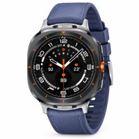 eses Kožený remienok pre Samsung Galaxy Watch Ultra 47mm a Galaxy Watch Ultra2 47mm - modrý