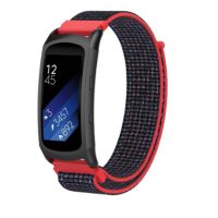 eses Nylonový remienok pre Samsung Gear Fit 2 - Červeno čierny