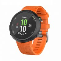 eses Silikónový remienok pre Garmin Forerunner 45, Forerunner 45S a SWIM 2 - Neónovo oranžový