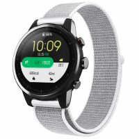 eses Nylonový remienok na suchý zips - Bielo šedý, 22 mm