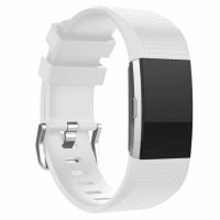 eses Silikónový remienok pre Fitbit Charge 2 - Veľkosť L, biely