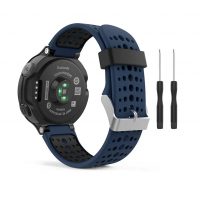 eses Silikónový remienok pre Garmin - Modro čierny, 15 mm
