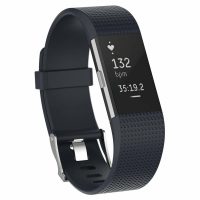 eses Silikónový remienok pre Fitbit Charge 2 - Veľkosť S, tmavo modrý