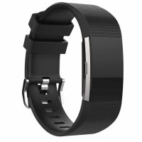 eses Silikónový remienok pre Fitbit Charge 2 - Veľkosť S, čierny