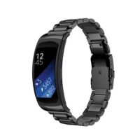 eses Kovový remienok pre Samsung Gear Fit 2 - Čierny