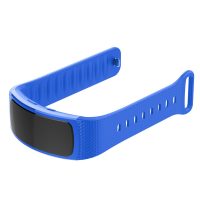 eses Silikónový remienok pre Samsung Gear Fit 2 - Veľkosť S, modrý