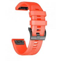 eses Silikónový remienok pre Garmin - Oranžový, QuickFit 22 mm