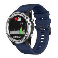 eses Silikónový remienok pre Garmin - Tmavo modrý, QuickFit 20 mm