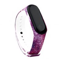 eses Náramok pre Xiaomi Mi Band 3 a Xiaomi Mi Band 4 - Vzorovaný fialový