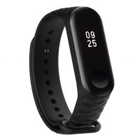 eses Náramok pre Xiaomi Mi Band 3 a Xiaomi Mi Band 4 - Vzorovaný čierny