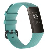 eses Silikónový remienok pre Fitbit Charge 3 a 4 - Veľkosť L, tyrkysový