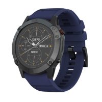 eses Športový silikónový remienok pre Garmin - Tmavo modrý, QuickFit 26 mm