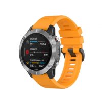 eses Športový silikónový remienok pre Garmin - Okrový, QuickFit 26 mm