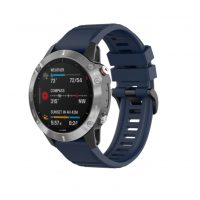 eses Športový silikónový remienok pre Garmin - Tmavo modrý, QuickFit 22 mm