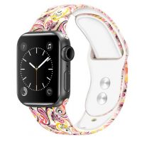 eses Silikónový remienok pre Apple Watch - Vzorovaný 38mm, 40mm, 41mm