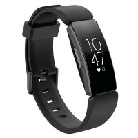 eses Silikónový remienok pre Fitbit Inspire 1, 2, HR, Ace 2 a 3 - Čierny