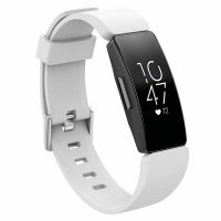 eses Silikónový remienok pre Fitbit Inspire 1, 2, HR, Ace 2 a 3 - Biely