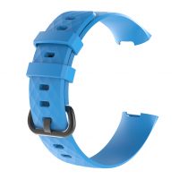 eses Silikónový remienok pre Fitbit Charge 3 a 4 - Veľkosť S, modrý