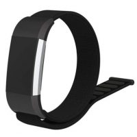 eses Nylonový remienok pre Fitbit Charge 2 - Čierny