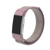 eses Nylonový remienok pre Fitbit Charge 2 - Fialovo ružový