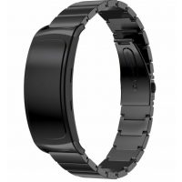 eses Kovový remienok pre Samsung Gear Fit 2 - Čierny