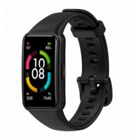 eses Silikónový remienok pre Huawei a Honor Band 6 - Veľkosť L, čierny