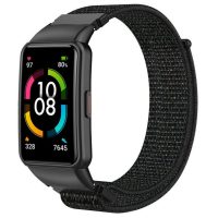 eses Nylonový remienok pre Huawei a Honor Band 6 - Čierny