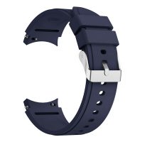 eses Silikónový remienok pre Samsung Galaxy Watch 4, 5, 6, 7 - Tmavo modrý, 20 mm