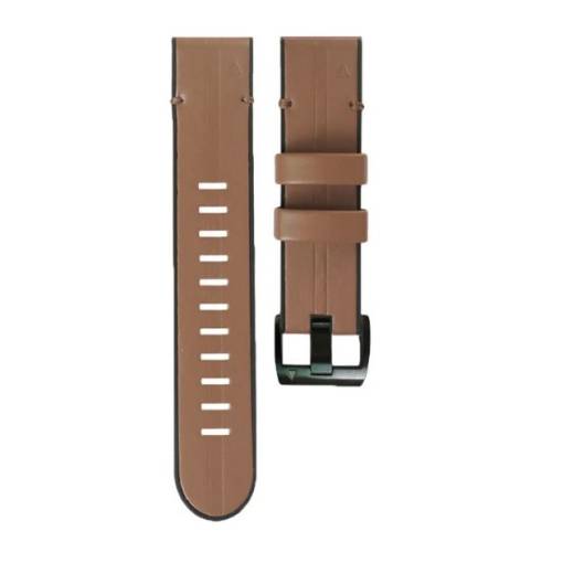 Foto - eses Športový kožený remienok pre Garmin - Svetlo hnedý, QuickFit 26 mm