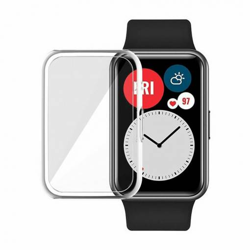 Foto - Ochranný kryt pre Huawei Watch Fit - Transparentný