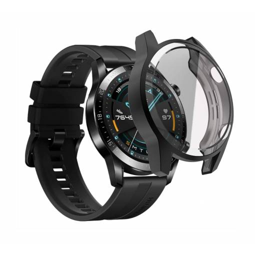 Foto - Ochranný kryt pre Huawei Watch GT 2 - Čierny, 46 mm