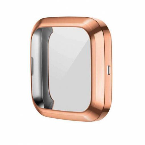Foto - Silikónový kryt pre Fitbit Versa 2 - Ružovo zlatý