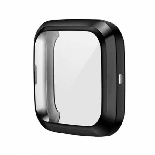 Foto - Silikónový kryt pre Fitbit Versa 2 - Čierny