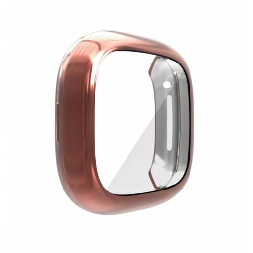 Foto - Silikónový kryt pre Fitbit Versa - Ružovo zlatý