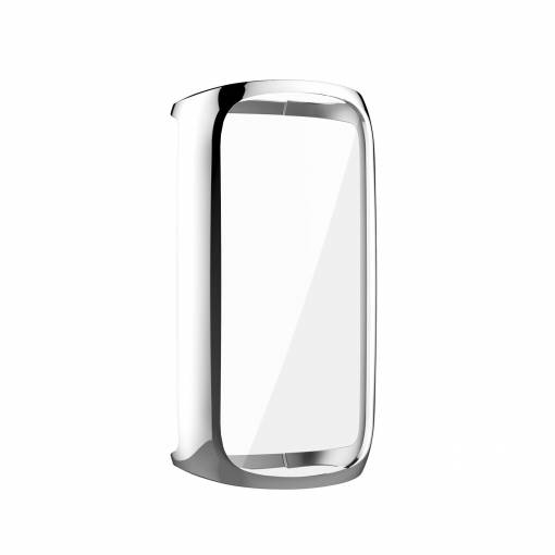 Foto - Silikónový kryt pre Fitbit Luxe - Strieborný