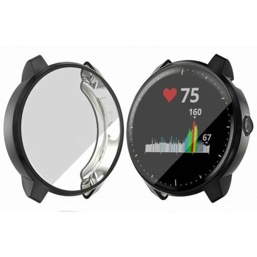 Foto - Silikónový kryt pre Garmin Vivoactive 3 Music - Čierny