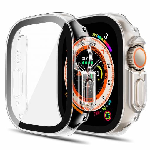 Foto - Ochranný kryt pre Apple Watch Ultra - Transparentný, 49 mm