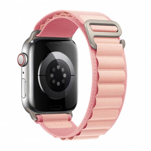 Foto - eses Alpský ťah pre Apple Watch - Ružový 42mm, 44mm, 45mm, 49mm