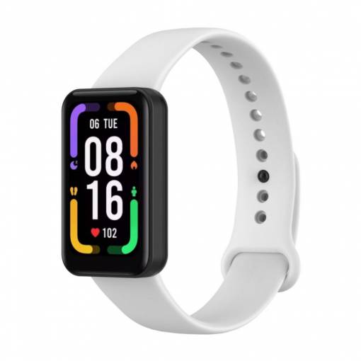 Foto - eses Silikónový remienok pre Redmi Smart Band Pro - Biely