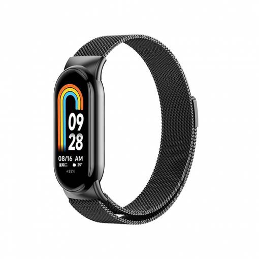 Foto - eses Milánsky ťah pre Xiaomi Mi Band 8 a 9 - Čierny