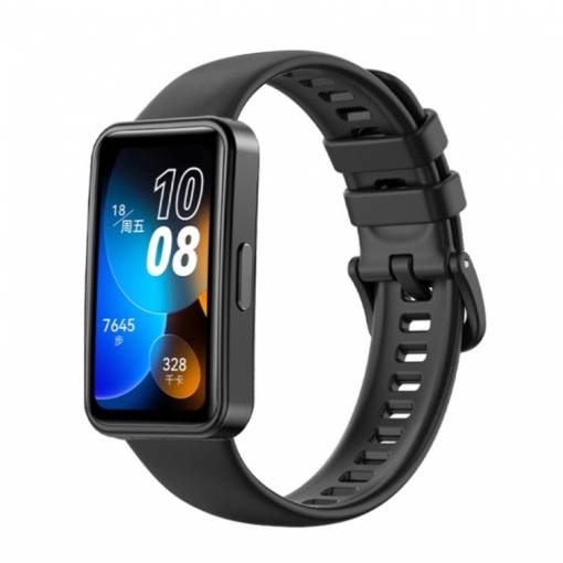 Foto - eses Silikónový remienok pre Huawei Band 8, 9 - Čierny