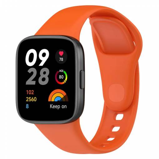 Foto - eses Silikónový remienok pre Xiaomi Redmi Watch 3 - Oranžový