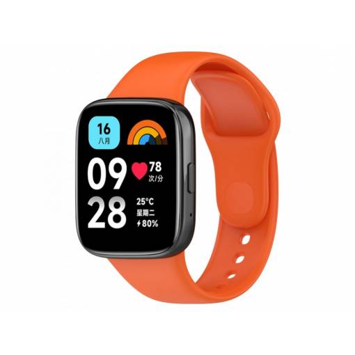 Foto - eses Silikónový remienok pre Xiaomi Redmi Watch 3 Active - Oranžový