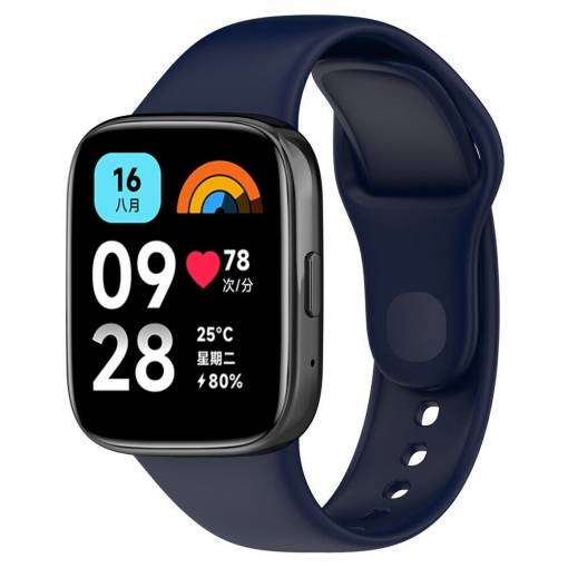 Foto - eses Silikónový remienok pre Xiaomi Redmi Watch 3 Active - Tmavo modrý