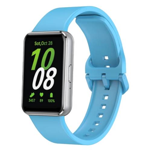 Foto - eses Silikónový remienok pre Samsung Galaxy Fit 3 - Svetlo modrý