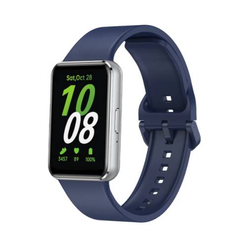 Foto - eses Silikónový remienok pre Samsung Galaxy Fit 3 - Tmavomodrá