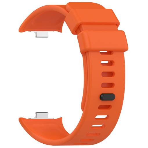 Foto - eses Silikónový remienok pre Xiaomi Redmi Watch 4 a Xiaomi Smart Band 8 Pro - Oranžový