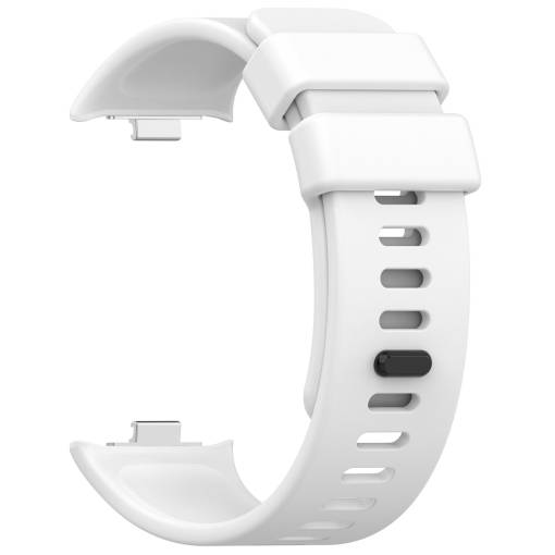 Foto - eses Silikónový remienok pre Xiaomi Redmi Watch 4, Smart Band 8 Pro a 9 Pro - Biely