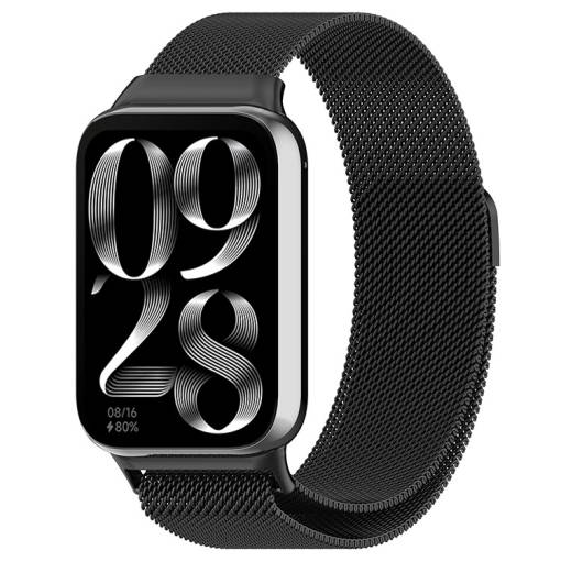 Foto - eses Milánsky ťah pre Xiaomi Redmi Watch 4, Smart Band 8 Pro a 9 Pro - Čierny