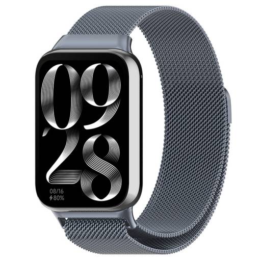 Foto - eses Milánsky ťah pre Xiaomi Redmi Watch 4, Smart Band 8 Pro a 9 Pro - Sivý